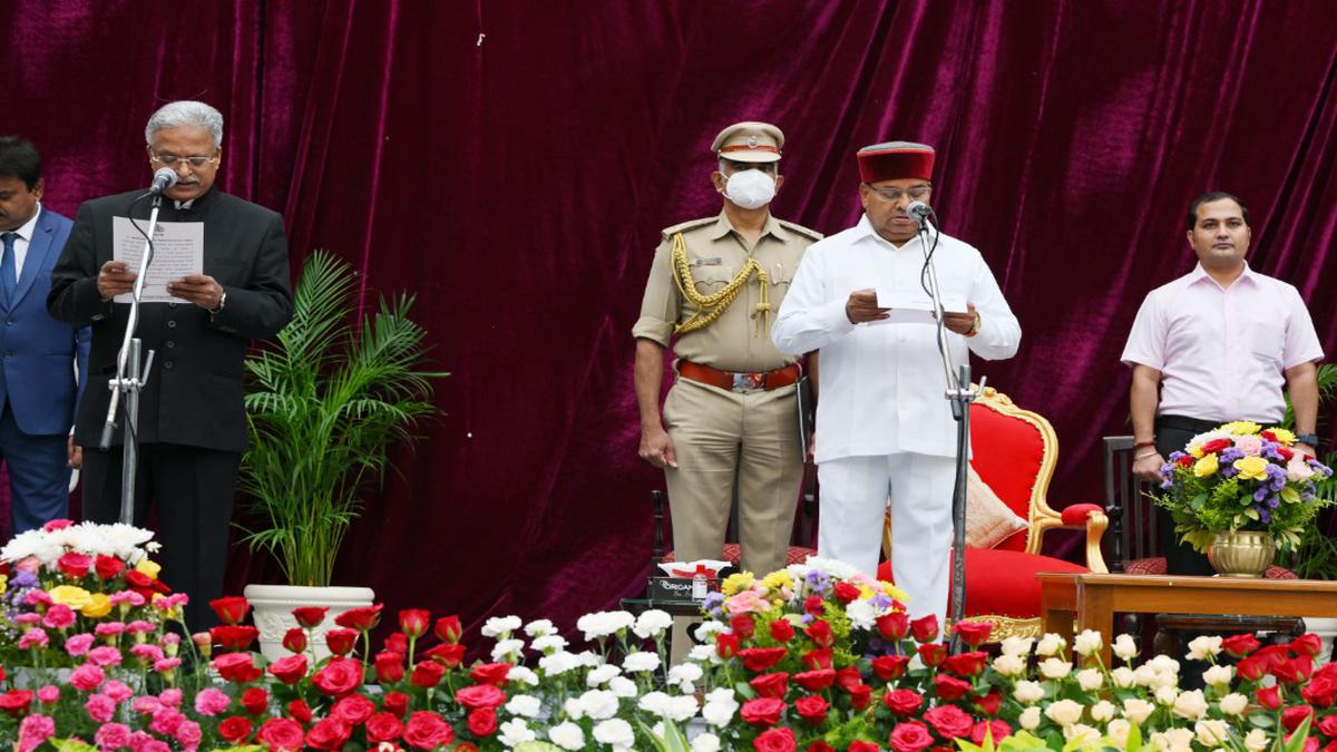 B.S. Patil Sworn In As Karnataka Lokayukta - The Hindu